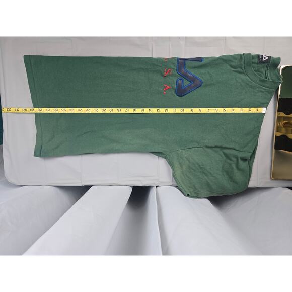 Vintage Fila Men's T Shirt XL Made in the USA Green‎ - Picture 12 of 13